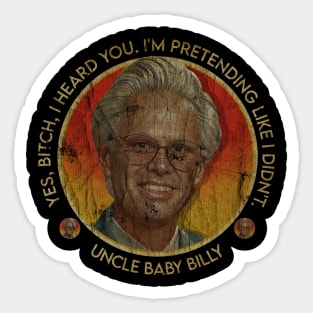 BABY BILLY SMILE RETRO Sticker